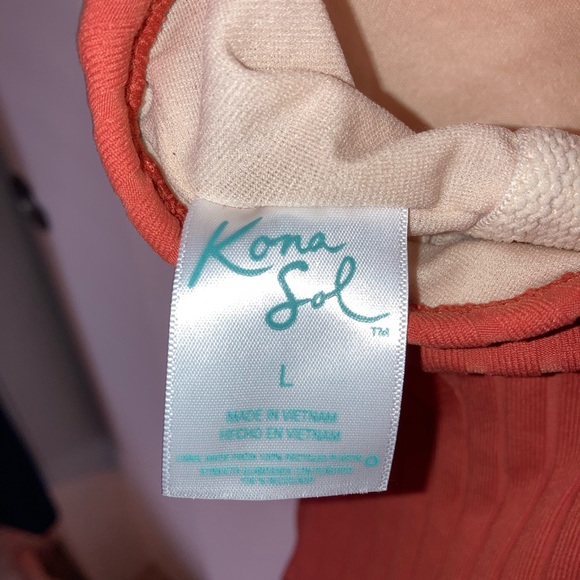 TARGET SWIMSUIT one piece burnt orange, large - Picture 3 of 3